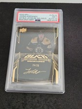 2023 UD SPX HOCKEY BLACK LUSTROUS ROOKIES SIGNATURES GOLD JOONA KOPPANEN 24/25