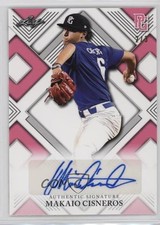 2023 Leaf Perfect Game National Showcase Pink 2/3 Makaio Cisneros Auto 8d2
