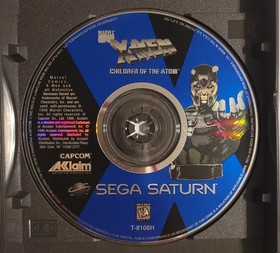 X-Men: Children of the Atom Sega Saturn Manual, Repro Back Artwork, Tested Works