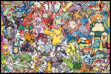 ENSKY Pokemon Best Partners 50x75cm Art Crystal Jigsaw Puzzle 1000 Pieces ART