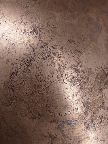 Vtg Revere Ware USA Copper Bottom Griddle Bacon Fry Pan Flat Skillet Pancake - Picture 17 of 17