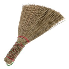 Natural Straw Desk Broom Handheld Whisk Brush Multi Color for Indoor Cleaning