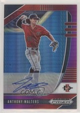 2020 Panini Prizm Draft Picks Red & Purple Hyper Anthony Walters #PDP91 Auto x5u