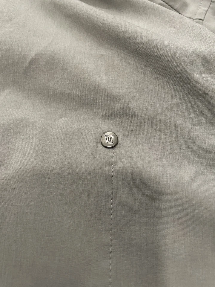 Vuori 男式户外训练外壳全拉链连帽衫,尺寸 L,轻便灰色 — 第 2/4 张图片