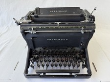 Vintage 1940s Underwood S Typewriter poor not working condition AS IS FOR PARTS thumbnail