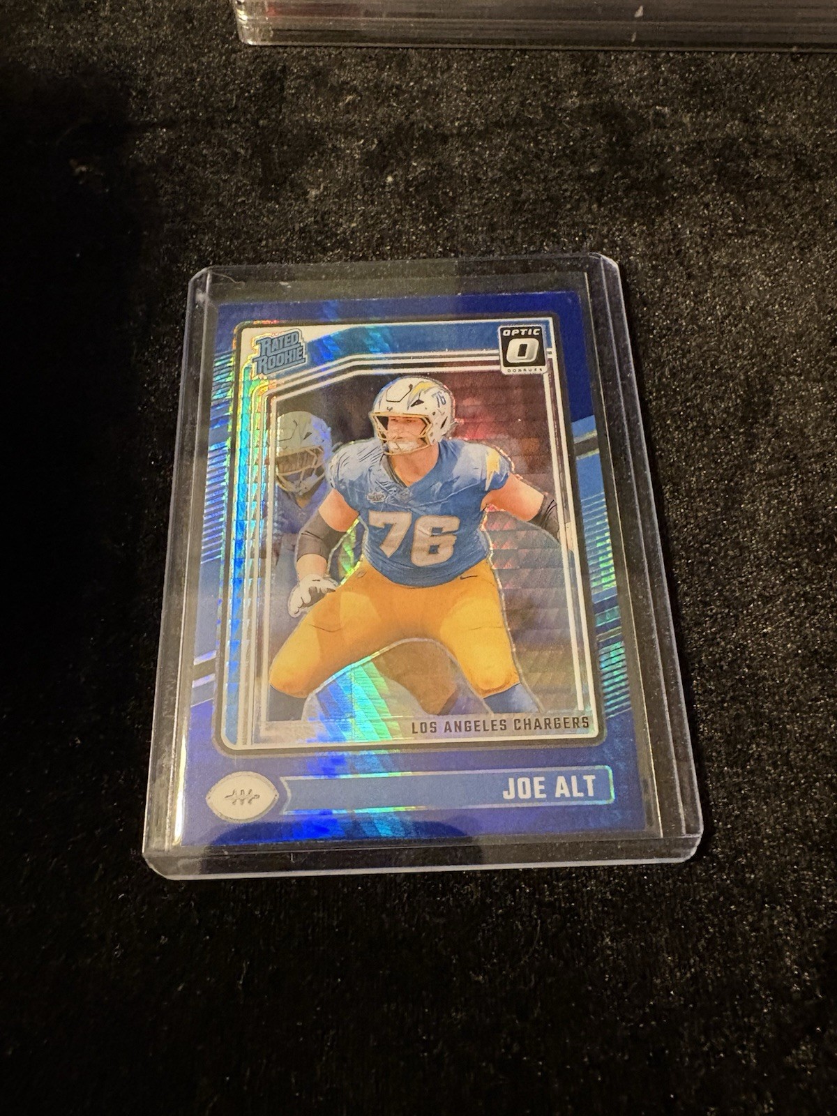 2024 Panini Donruss Optic - Rated Rookie Joe Alt #254 Blue Hyper Prizm (RC)