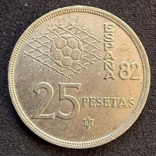 1981 Spain, Spanish 25 Pesetas - KM#818