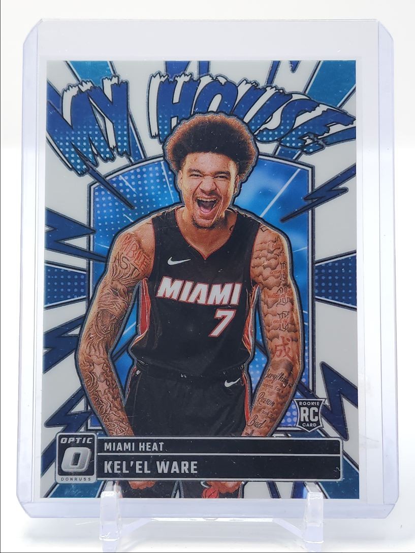 KEL'EL WARE 2024-25 DONRUSS OPTIC MY HOUSE ROOKIE BASKETBALL HEAT RC Q4641