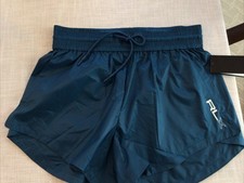 RLX- Ralph Lauren Drawstring Shorts Indigo Blue MEDIUM 4" inseam NWT MSRP 98