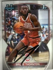 Signed On Card 2022-23 Bowman University Chrome 70 Bruce Thornton Ohio State D