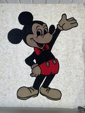 Vintage 1970s Mickey Mouse Walt Disney Iron On Transfer Decal
