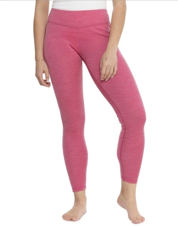 $115 Smartwool Women's Thermal Merino Base Layer Bottom-Garden Pink - Small