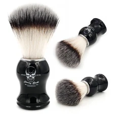 Shaving Brush for Men, Black Handle Men's Shave Cream & Soap 
