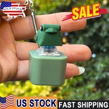 Rechargeable Croaking Frog Keychain Fidget Keychain Adult USA