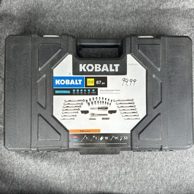 Kobalt Universal 67-Piece Standard & Metric Mechanic's Tool Set Hard Case NEW