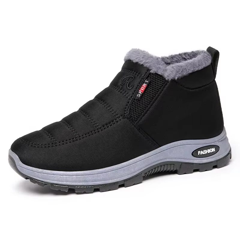 Womens Plush Soft Cotton Lined Warm Winter Boots Antislip Perfect Outdoor Shoes