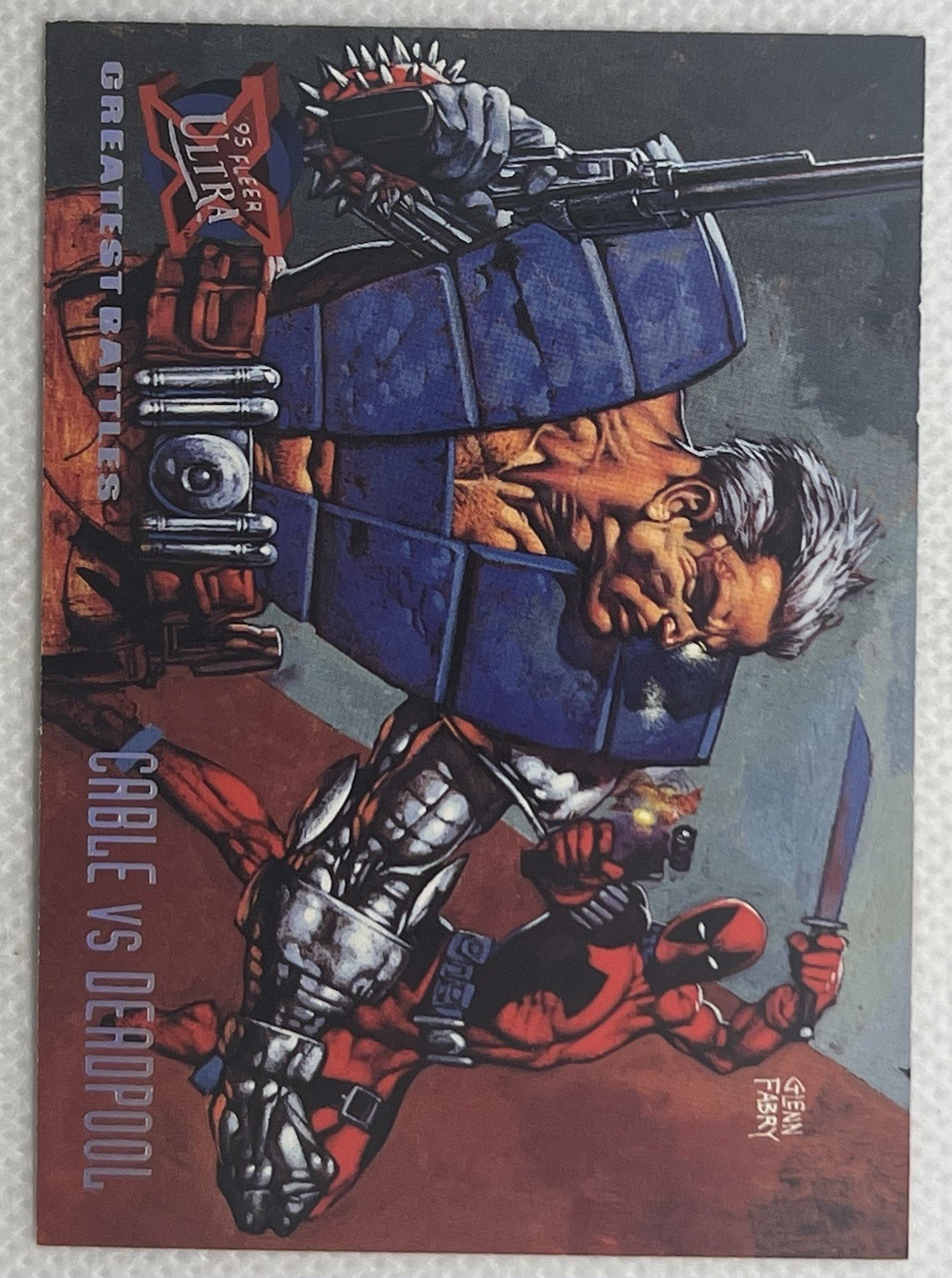 Cable vs. Deadpool 1995 Fleer Ultra X-Men #127