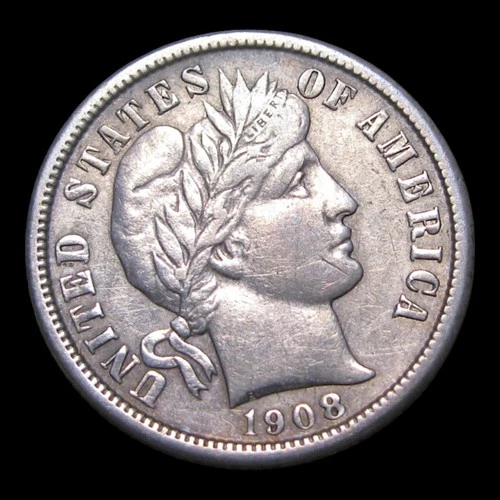 1908-O Barber Dime Silver ---- Nice Coin ---- #KK409