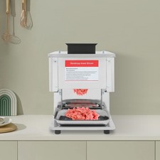 110V Commercial Meat Slicer, 1500W Tabletop Meat Cutter, Pork/Lamb/Beef Slicer