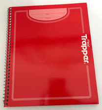 New Vtg Red MEAD TRAPPER Spiral Lined WIDE RULED Paper POCKET NOTEBOOK 70 Sheets