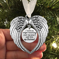 Christmas Memorial Ornament, a Piece of My Heart Is in Heaven, Christmas Tree Ha