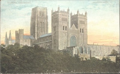DURHAM CATHEDRAL, County Durham - Vintage Postkarte (1902)