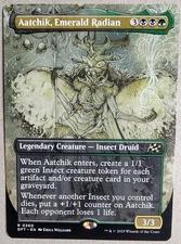 Aatchik, Emerald Radian [Borderless] - Aetherdrift (DFT) - Rare Regular -NM- MTG