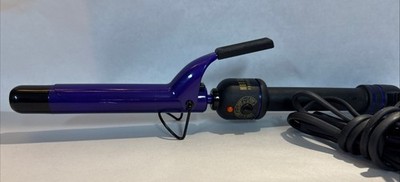 Hot Tools Professional 1 Inch Curling Iron Purple Ceramic Model 2181 Barrel