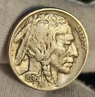 1936 Buffalo Nickel USA Collector Rare Coin 5c Indian Head Philadelphia Mint