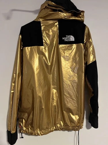 Giacca da montagna Supreme X The North Face metallizzata Oro Taglia M