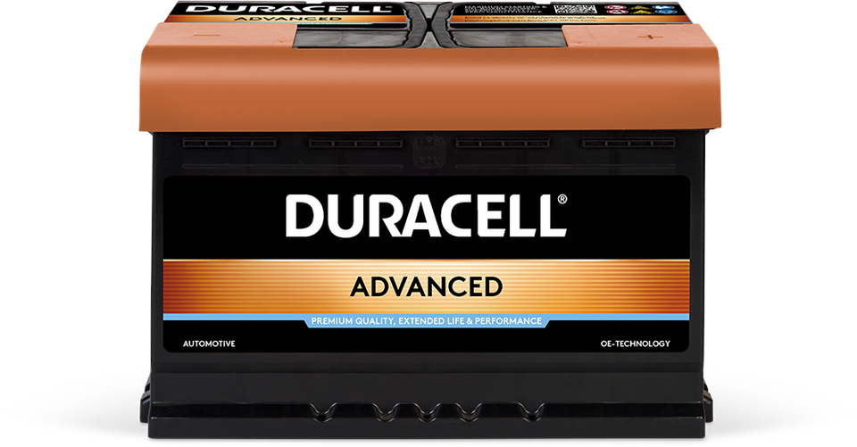 Duracell Battery DA 74 Advanced 12V 74 Ah 680 A B13 BMW 1 Series 116i ...