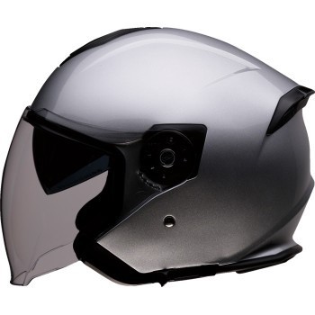 Z1R Road Maxx 2.0 Open Face 3/4 Helmet - Gloss Silver - Adult Size 2XL