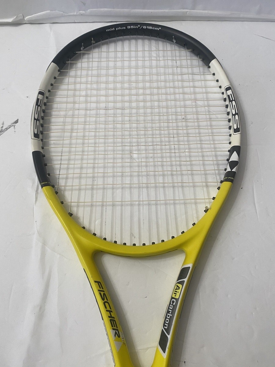 Fischer Pro Extreme Air Carbon TI Tennis Racquet Black Yellow