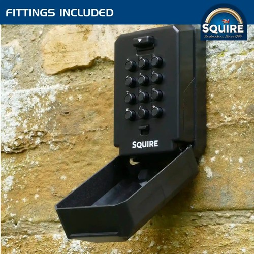 Wall Mounted Key Safe Combination Lock Box 12 Digit METAL Home Squire - Bild 8 von 9