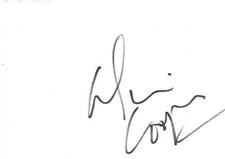 Alice Cooper autograph signed 10x15 cm index card