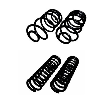 Lesjofors Front HD and Rear Cargo Coil Springs Kit for Chevrolet El Camino