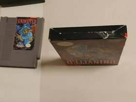 Uninvited NES Complete in Box 1991 Tested Rare Nintendo CIB