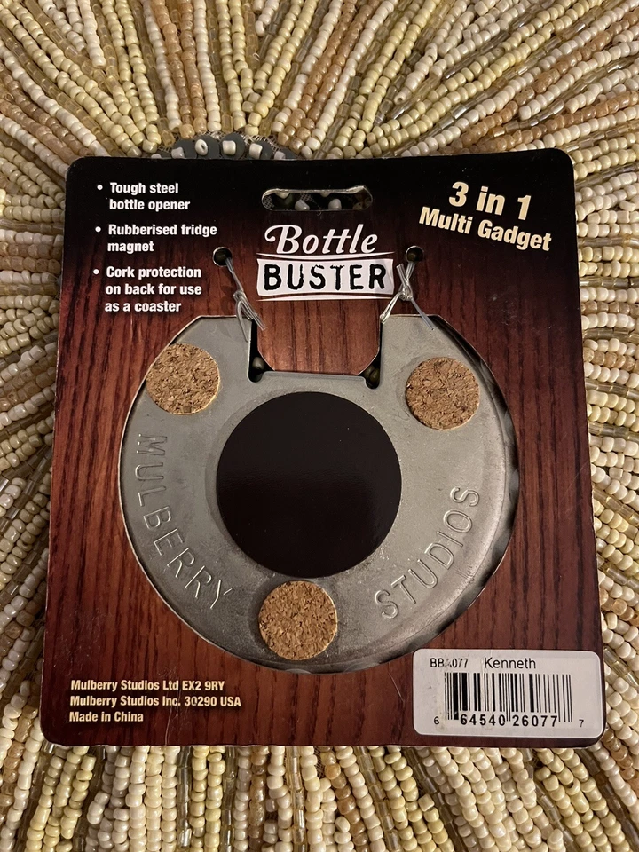 Beer Bottle Opener / Buster - Coaster - Fridge Magnet - #1 Dad - Man Cave - Image 2 of 2