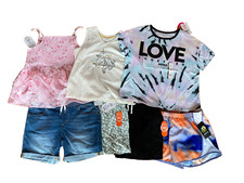 NEW Lot 7 pcs GIRL 18 summer clothes shorts t-shirt