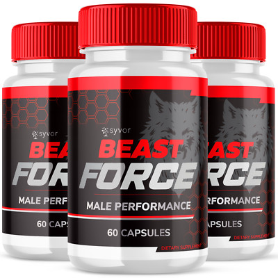 Beast Force Male Support Vitamin Max Strength Supplement for Men 180 Capsules