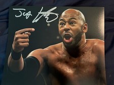 JAY LETHAL SIGNED 8 X 10 ***HIGHSPOTS CERT*** - AEW