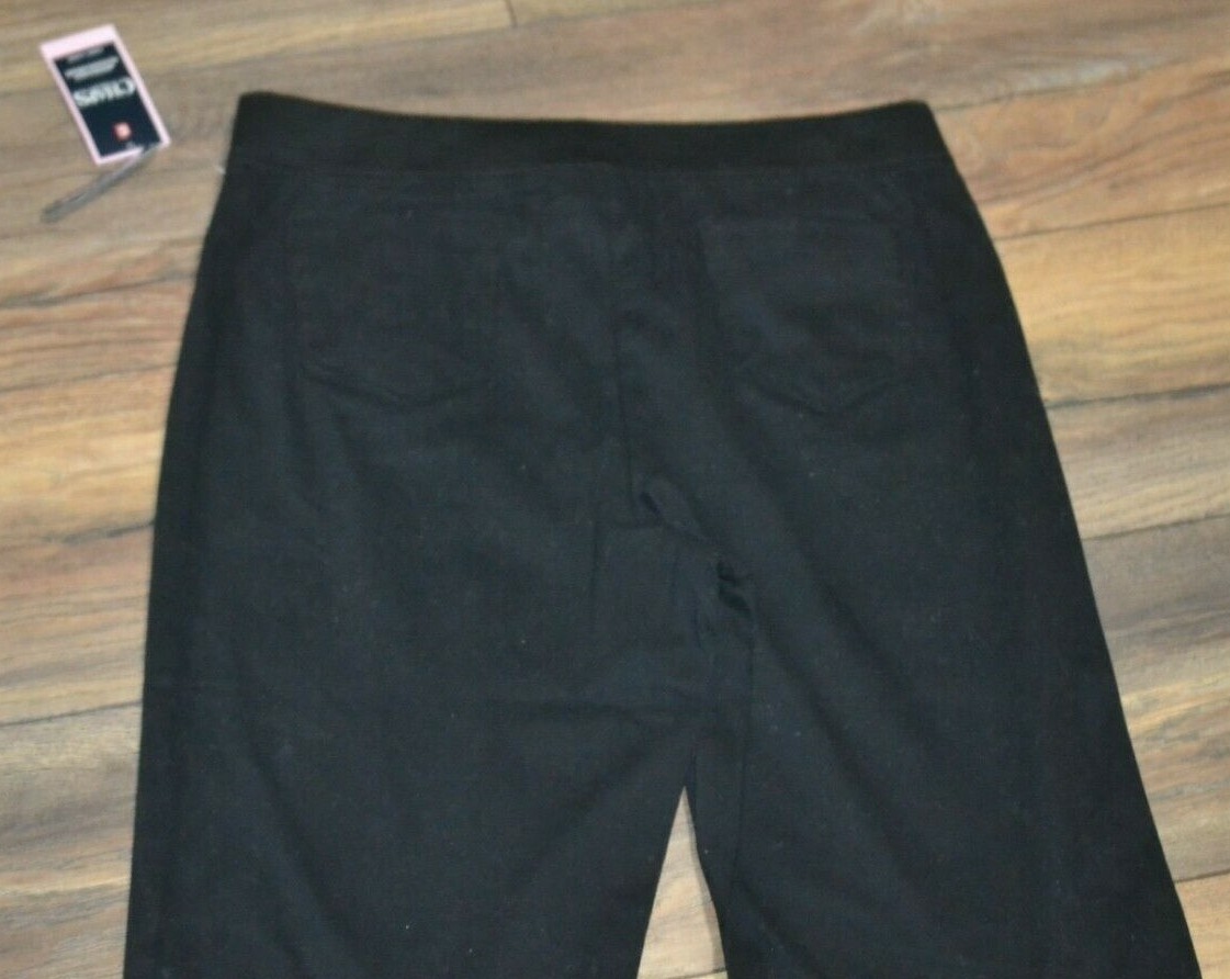 Chaps Easy Care Stretch Black Pants School Uniform Size 14 1/2 Plus