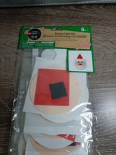 New Christmas Foam Decorating Craft Kit Makes 6  Santa 