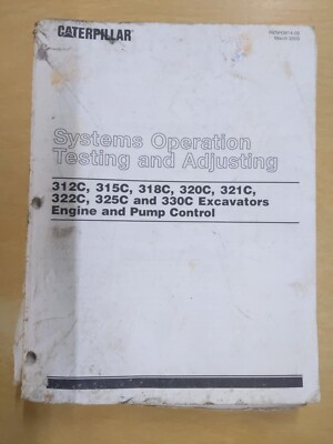 CAT Excavators Engine And Pump Control Systems Operation Testing And Adjusting 