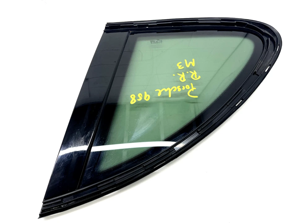 2011-2018 PORSCHE CAYENNE REAR RIGHT PASSENGER SIDE QUARTER WINDOW GLASS OEM - Image 3 of 4