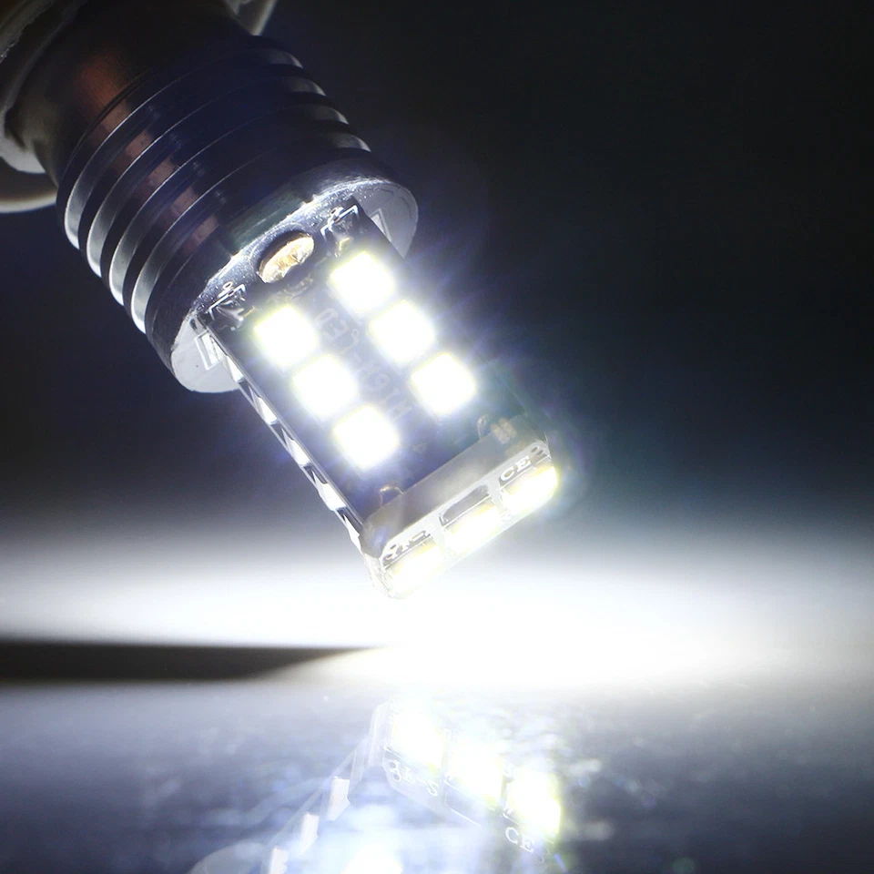 2Pcs 1156 1157 3156 3157 7440 7443 15SMD 2835 Led Canbus Error Free Lamp 12V 24V - Image 2 of 4