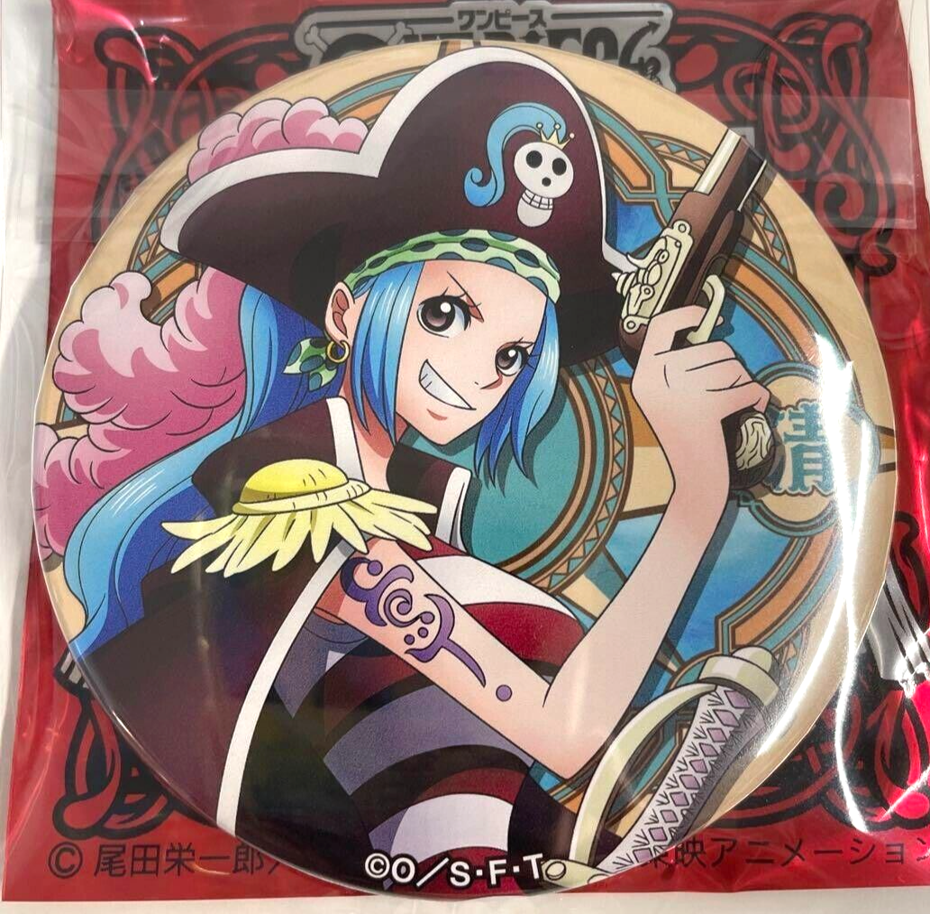 One Piece Yakara SURVIVAL Can Badge Button Nefertari Vivi Oda