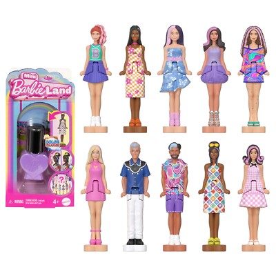 MATTEL  JCP97 Barbie Mini BarbieLand Fashionistas (1 Stück, Zufall), NEU & OVP