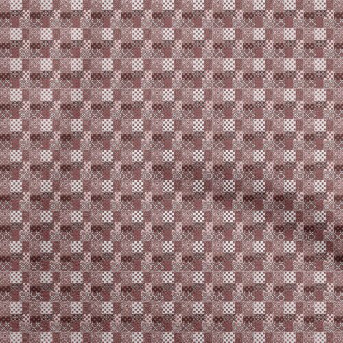 oneOone Cotton Flex Brown Fabric Floral Diy Clothing Quilting Fabric-b2u - Afbeelding 1 van 67