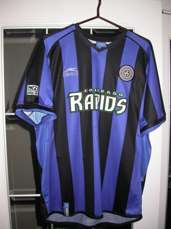 2004 Colorado Rapids Chris Henderson Game/Match Used/Worn MLS Soccer Jersey Auto